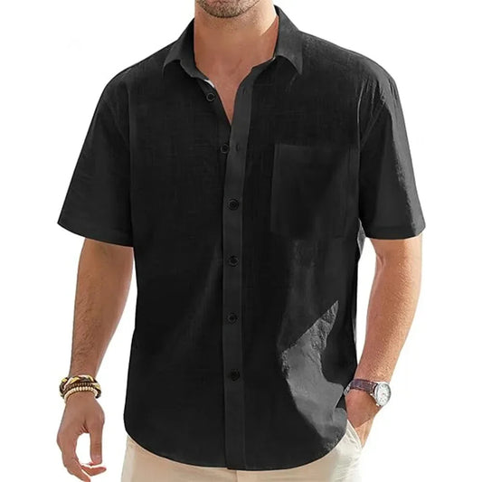 Esmerae -Men- Cotton -Linen -Short -Sleeve- Summer- Shirt.jpg
