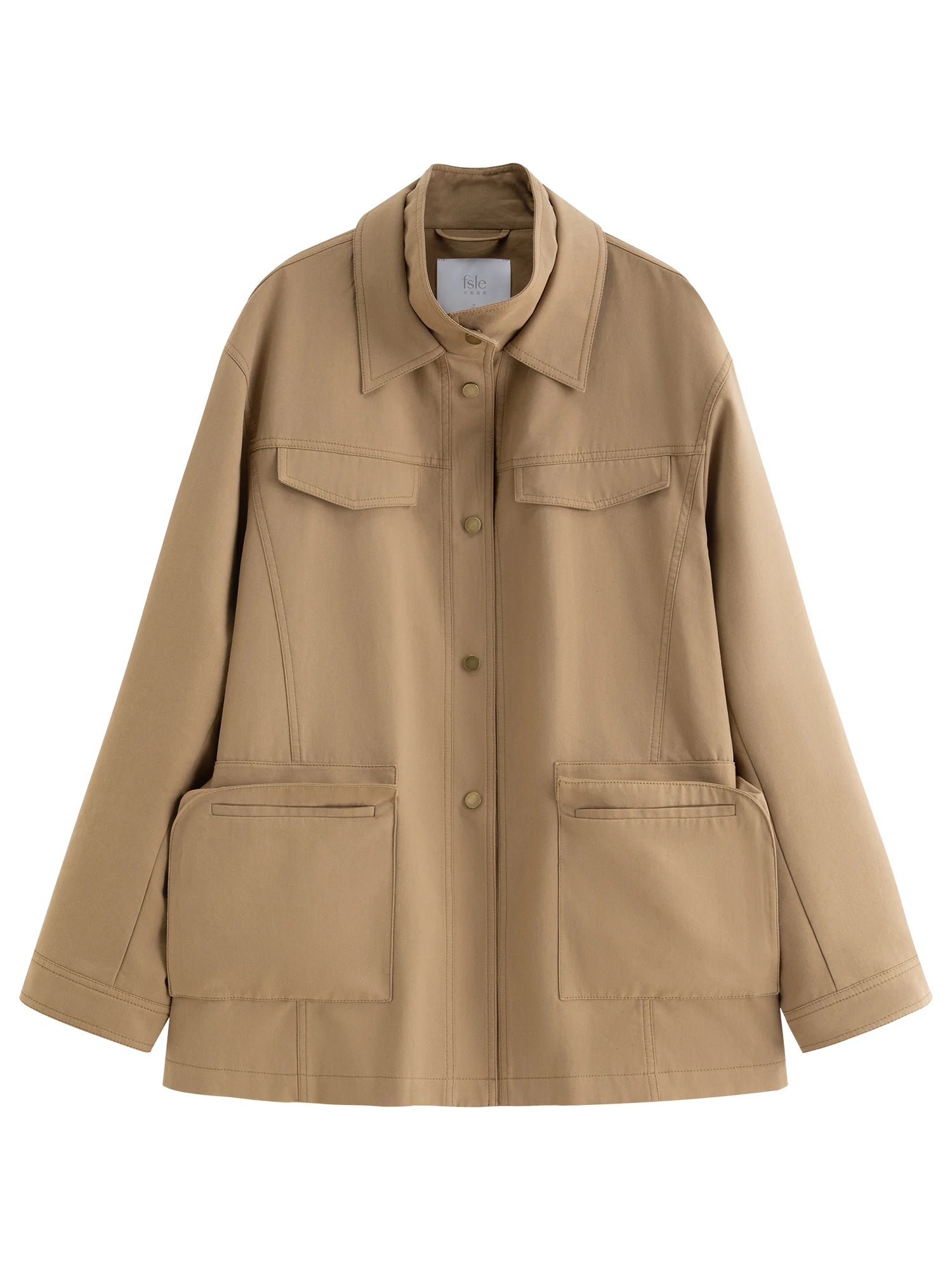 Women’s Vintage Oversize Lapel Workwear Jacket